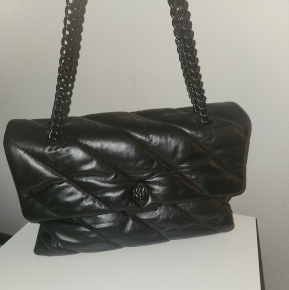 Kurt Geiger Kensington XXL Quilted Leather Shoulder Bag - Picture 8 of 8